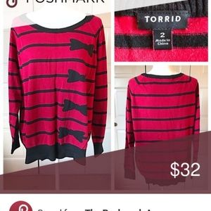 Torrid bow sweater